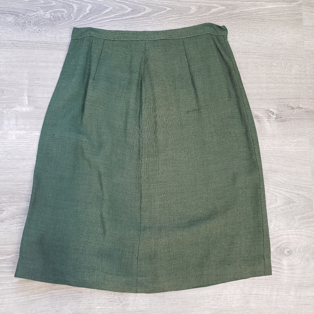 VINTAGE Handmade Green Skirt